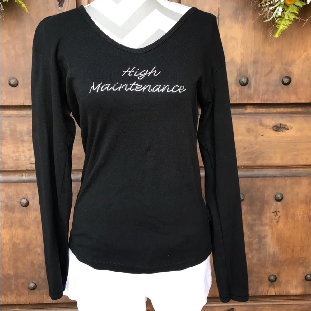 💋Long sleeve high maintenance top